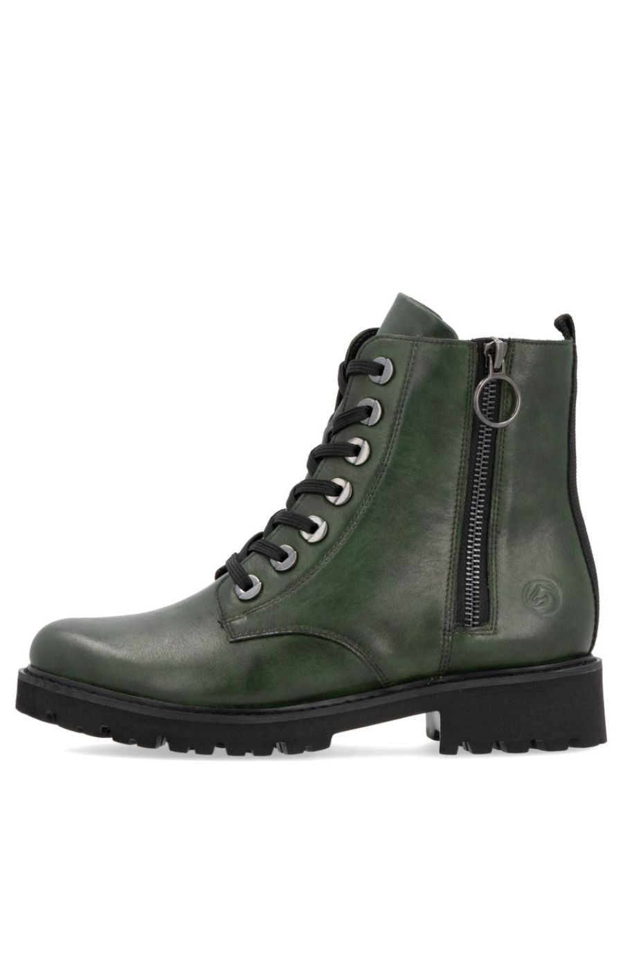 Green lace up boots hotsell