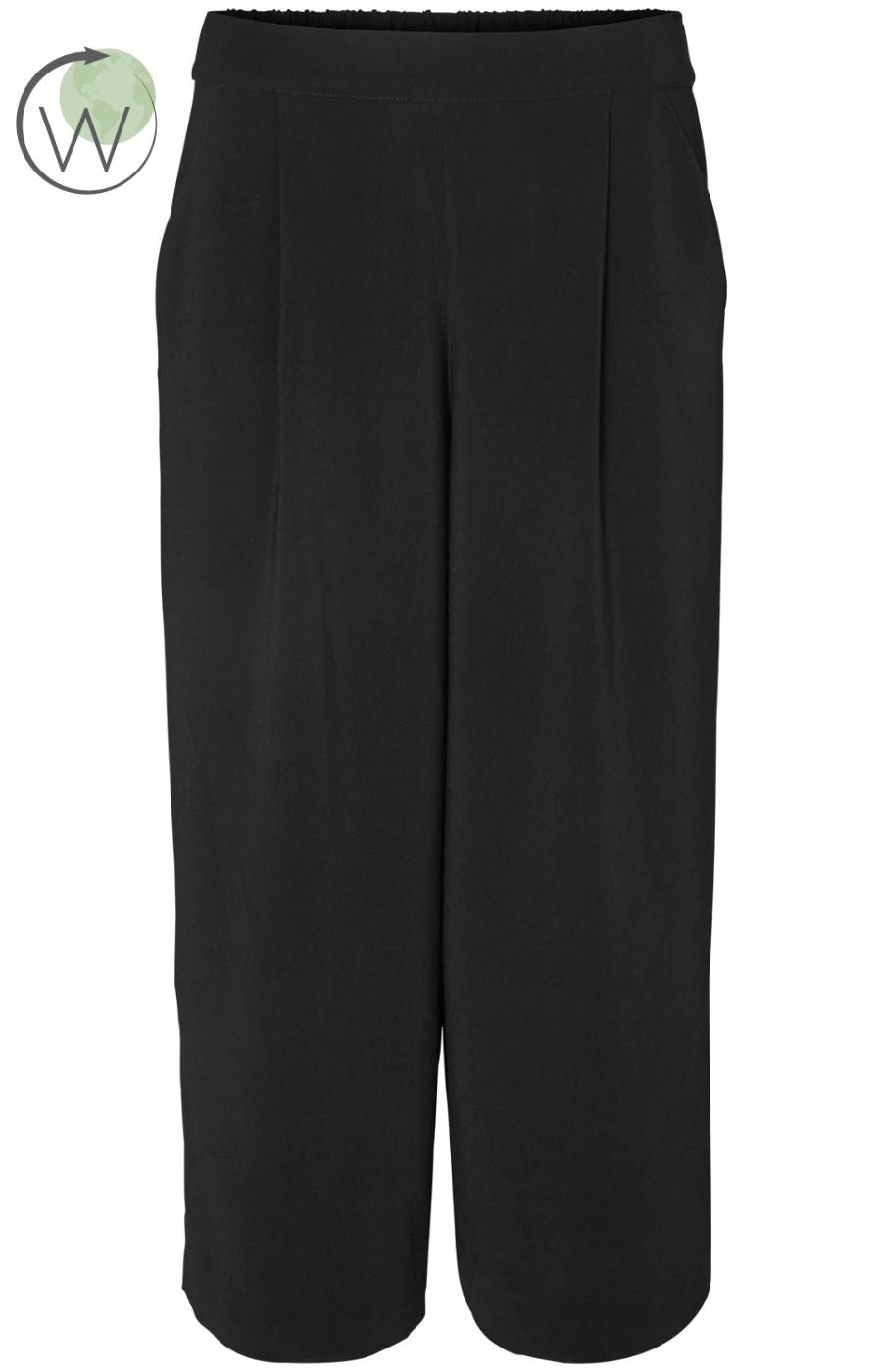 Vero Moda culotte pants in black