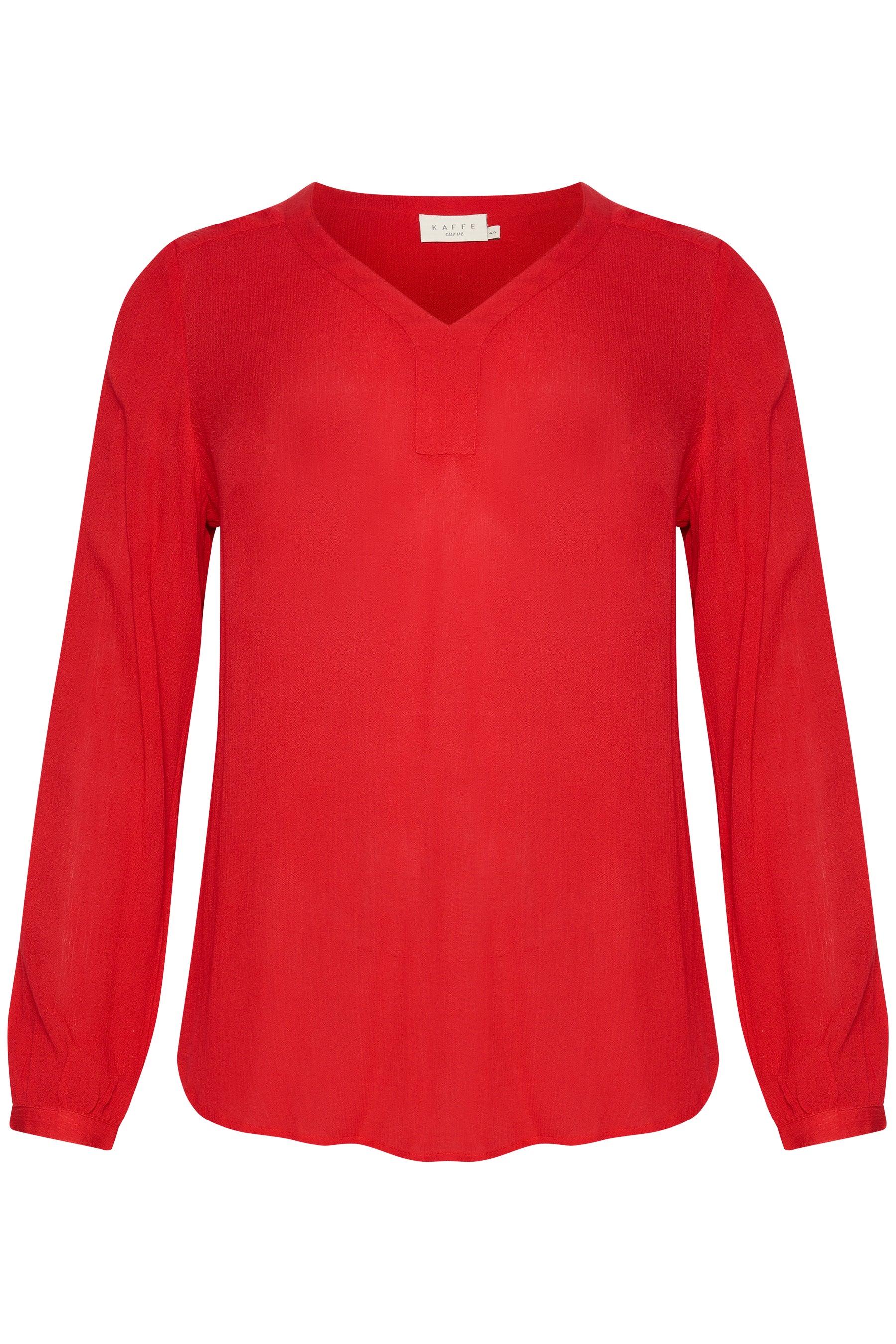 Kaffe Curve Ami Blouse in Haute Red