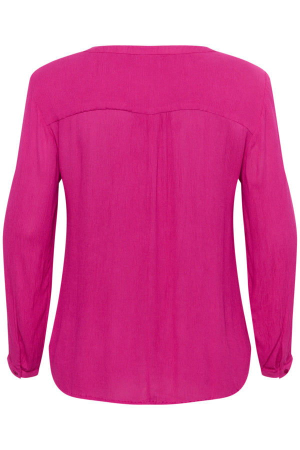 Kaffe Curve Ami Blouse in Fuchsia