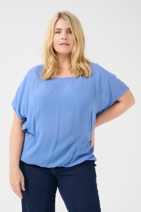 Kaffe Curve Stanley Blouse in Sky Blue