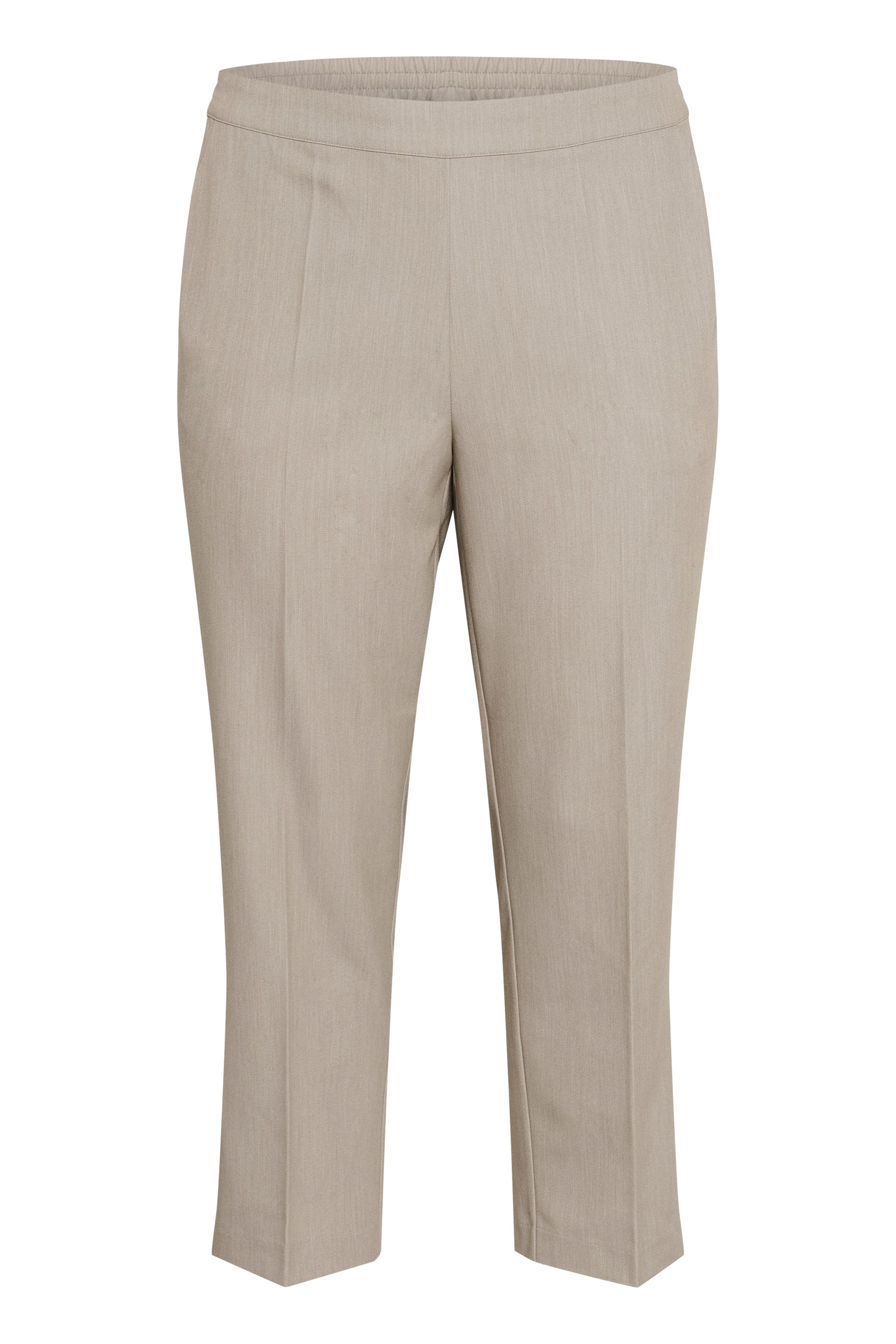 Kaffe Curve Sakira Crop Trousers in Beige