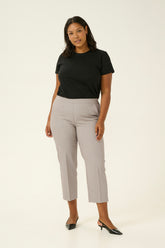 Kaffe Curve Sakira Crop Trousers in Beige