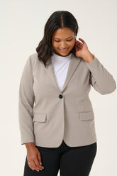 Kaffe Curve Sakira Blazer in Beige