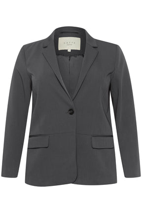 Kaffe Curve Sakira Blazer in Dark Grey