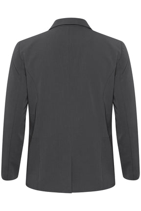 Kaffe Curve Sakira Blazer in Dark Grey