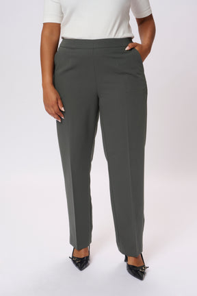 Kaffe Curve Sakira Trousers in Dark Grey