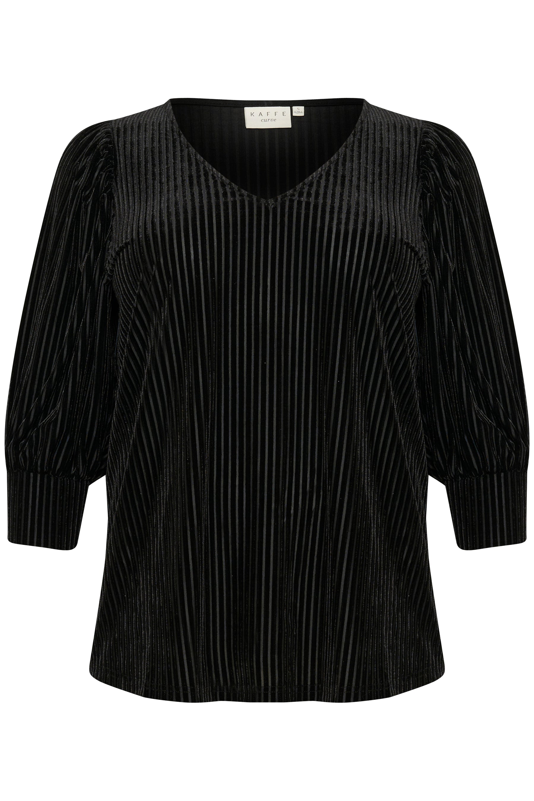 Kaffe Curve Anna Blouse in Deep Black