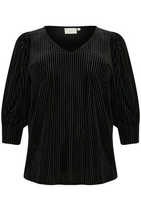 Kaffe Curve Anna Blouse in Deep Black