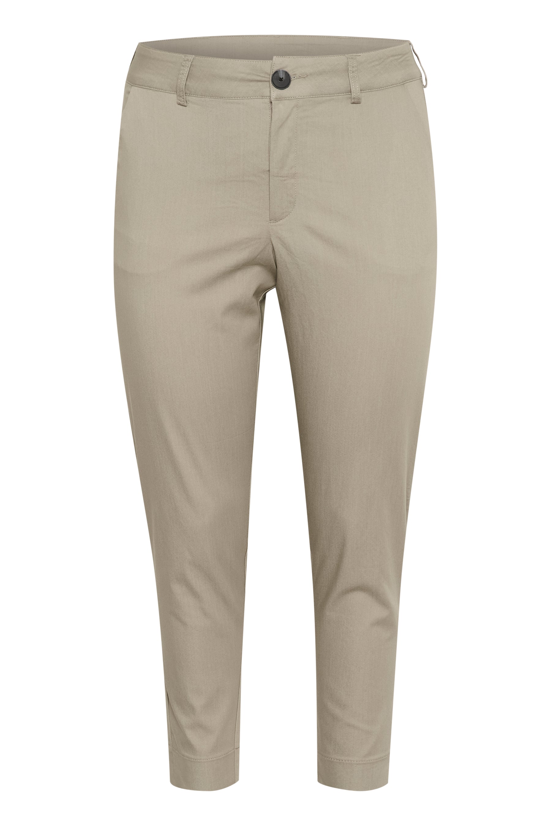 Kaffe Curve Leana Chino Pants in Grey