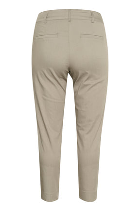 Kaffe Curve Leana Chino Pants in Grey