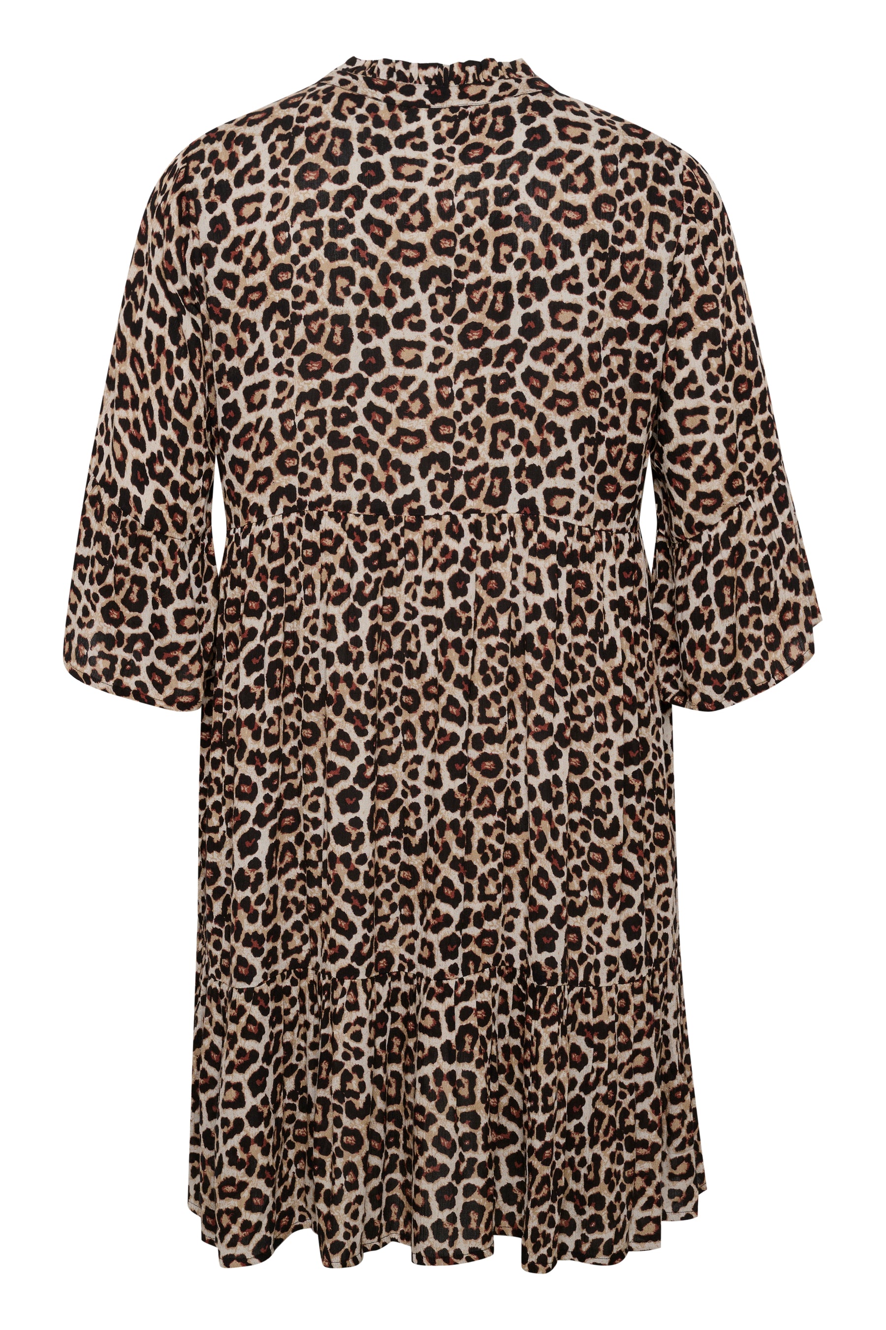 Kaffe Curve Ami Dress in Leopard Print