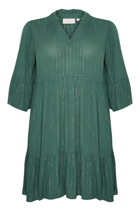 Kaffe Curve Lio Dress in Green