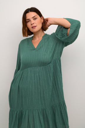 Kaffe Curve Lio Dress in Green