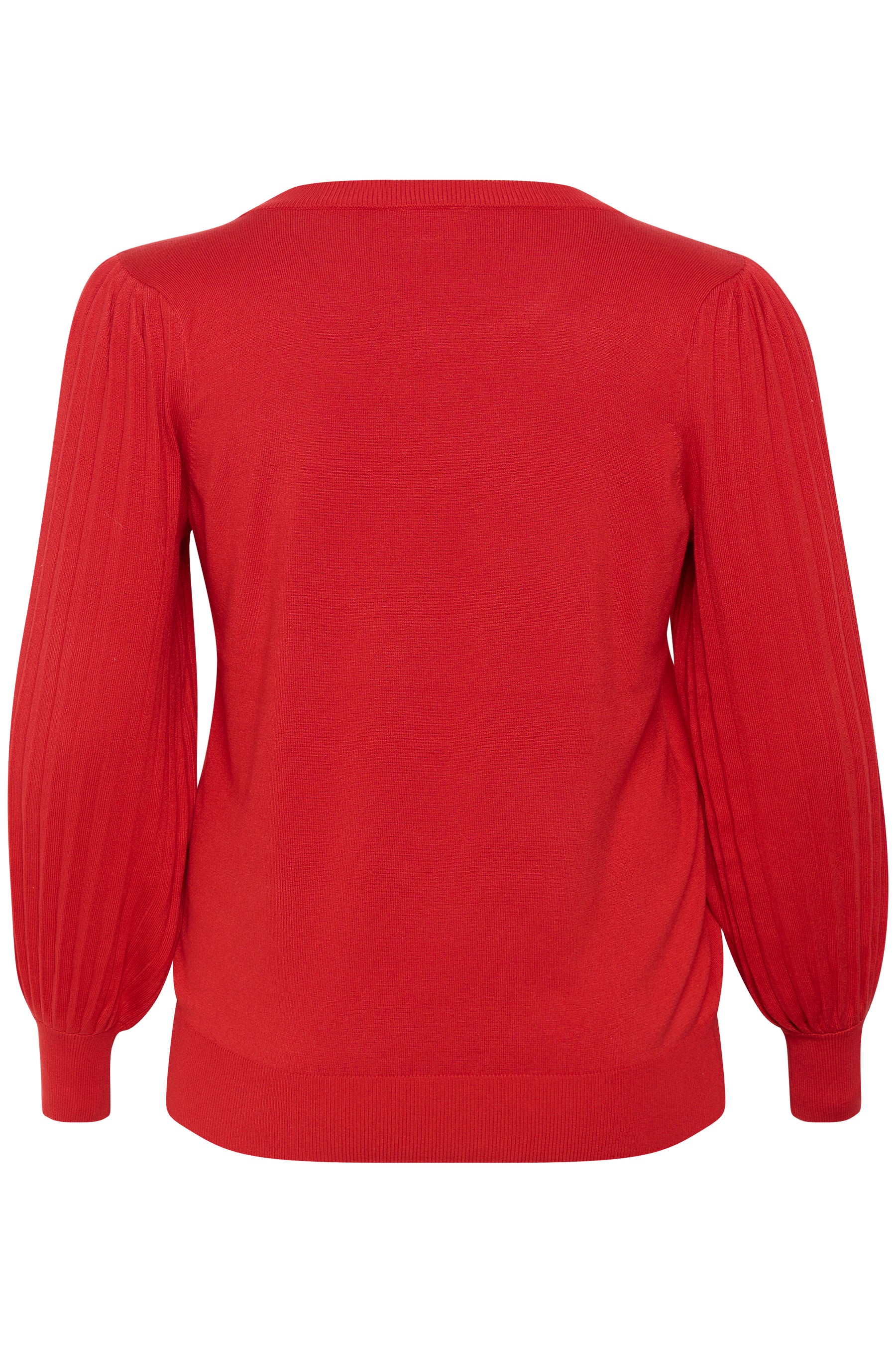 Kaffe Curve Loni Knit Jumper in Red