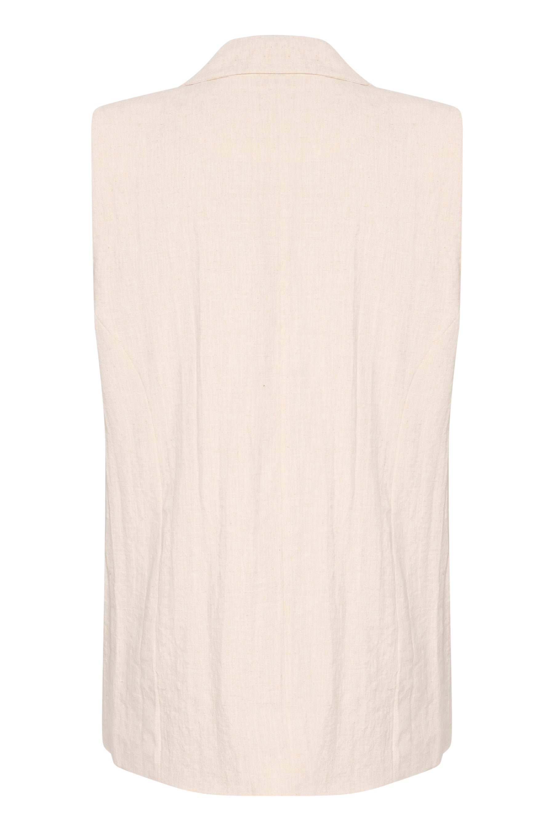 Kaffe Curve Niella Waistcoat in Beige