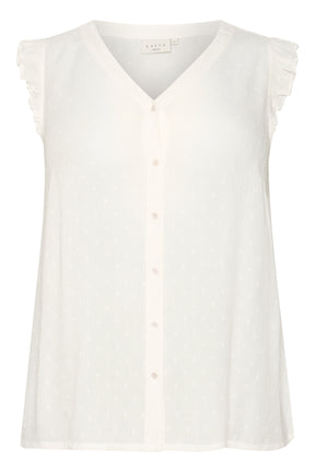 Kaffe Curve Joana Blouse in White