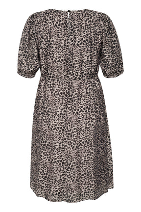 Kaffe Curve Vitana Leopard Dress