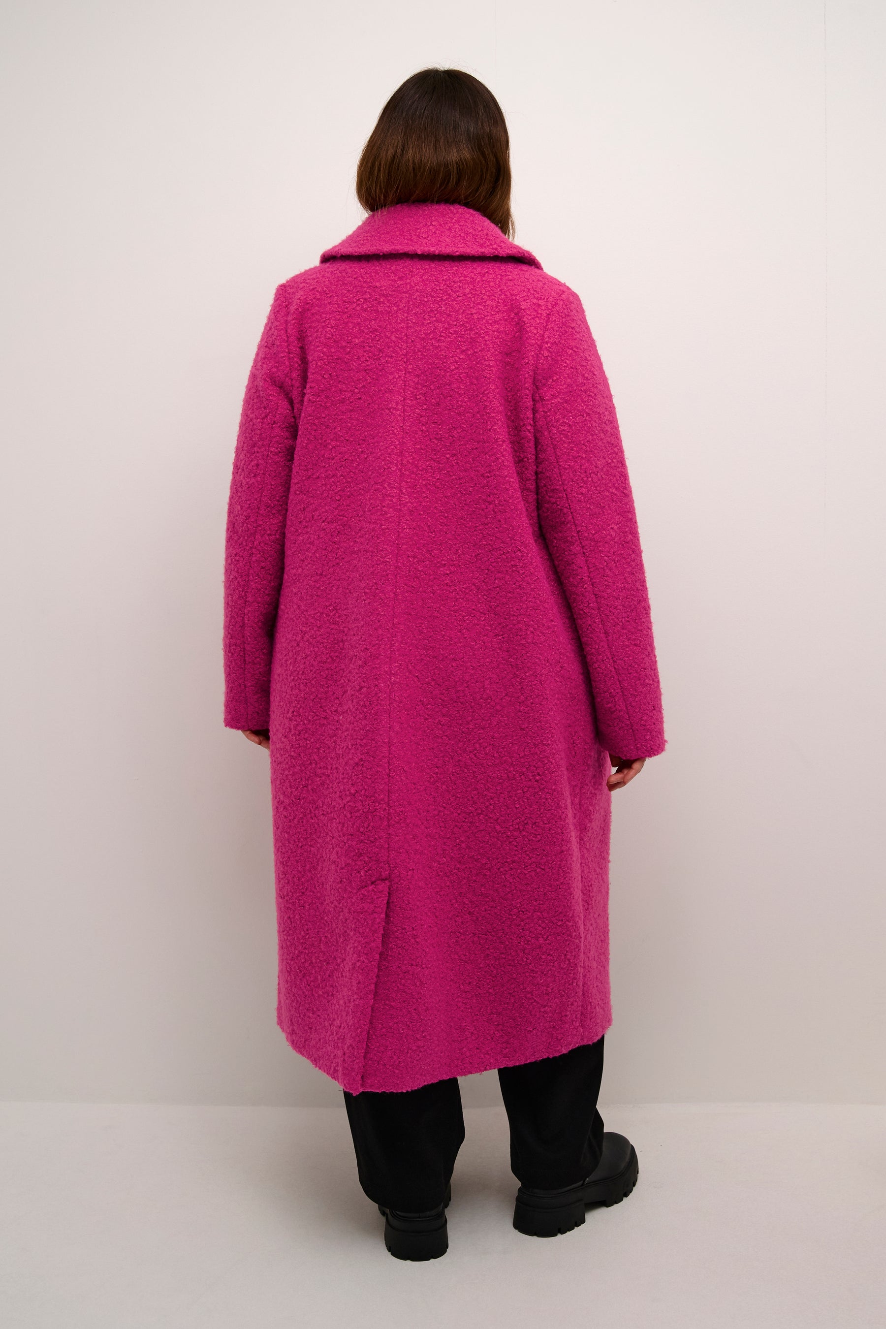 Kaffe Curve Annelene Coat in Pink