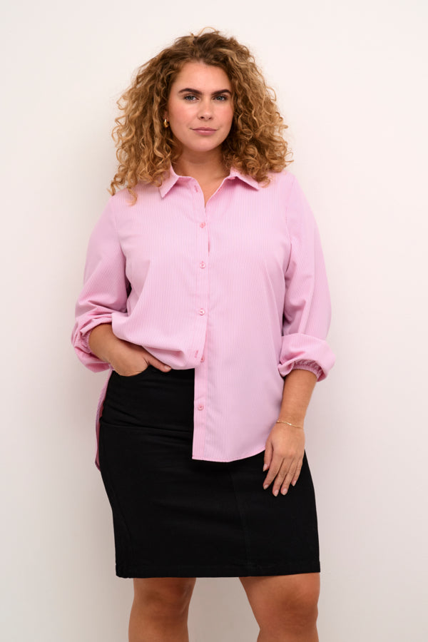 Kaffe Curve Mirana Shirt in Pink