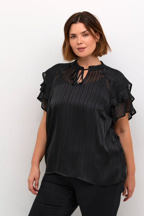 Kaffe Curve Jola Blouse in Black