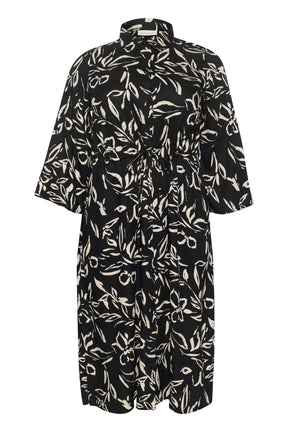 Kaffe Curve Flora Dress in Black