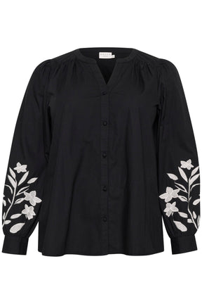 Kaffe Curve Natalia Shirt in Black