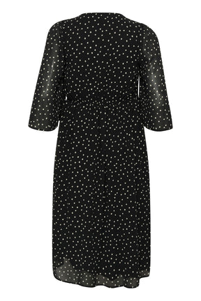 Kaffe Curve Sallie Dress in Black/White