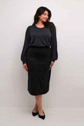 Kaffe Curve Jenna Skirt in Black