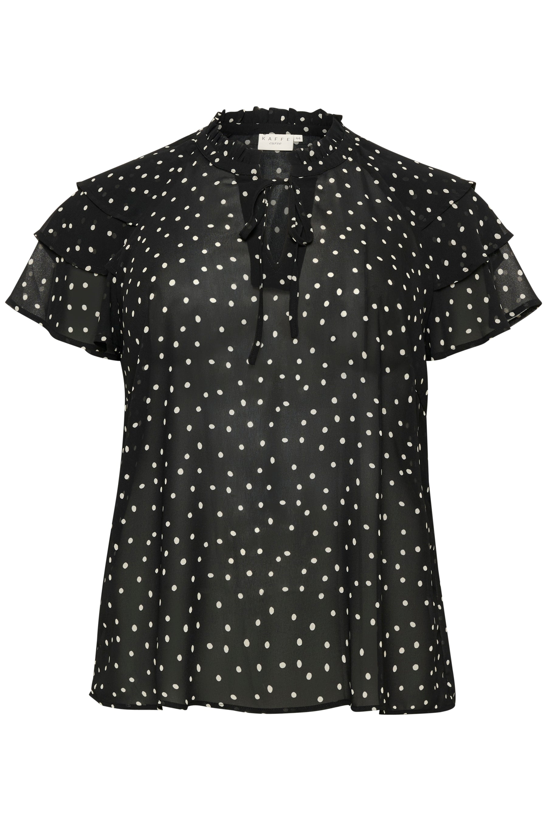 Kaffe Curve Sallie Blouse in Black