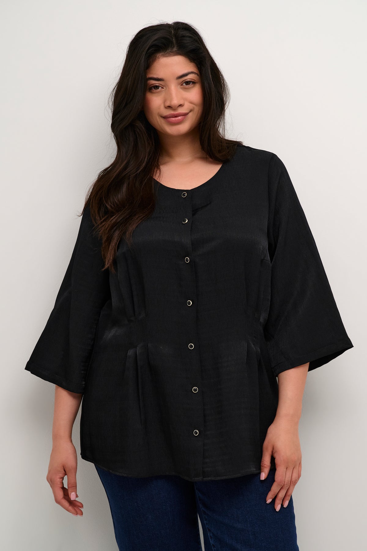 Kaffe Curve Mickela Shirt in Black
