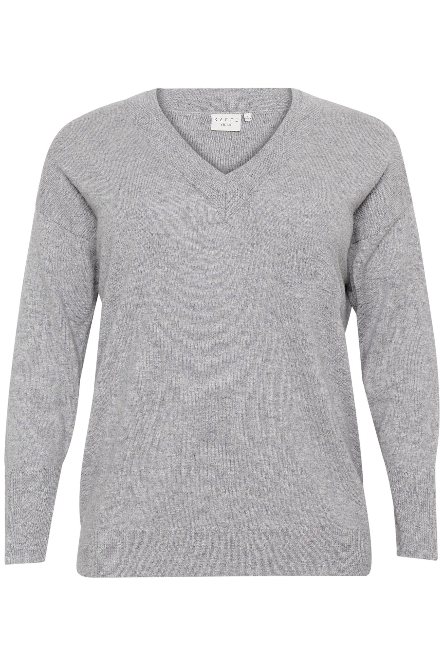 Kaffe Curve Luno Jumper in Grey