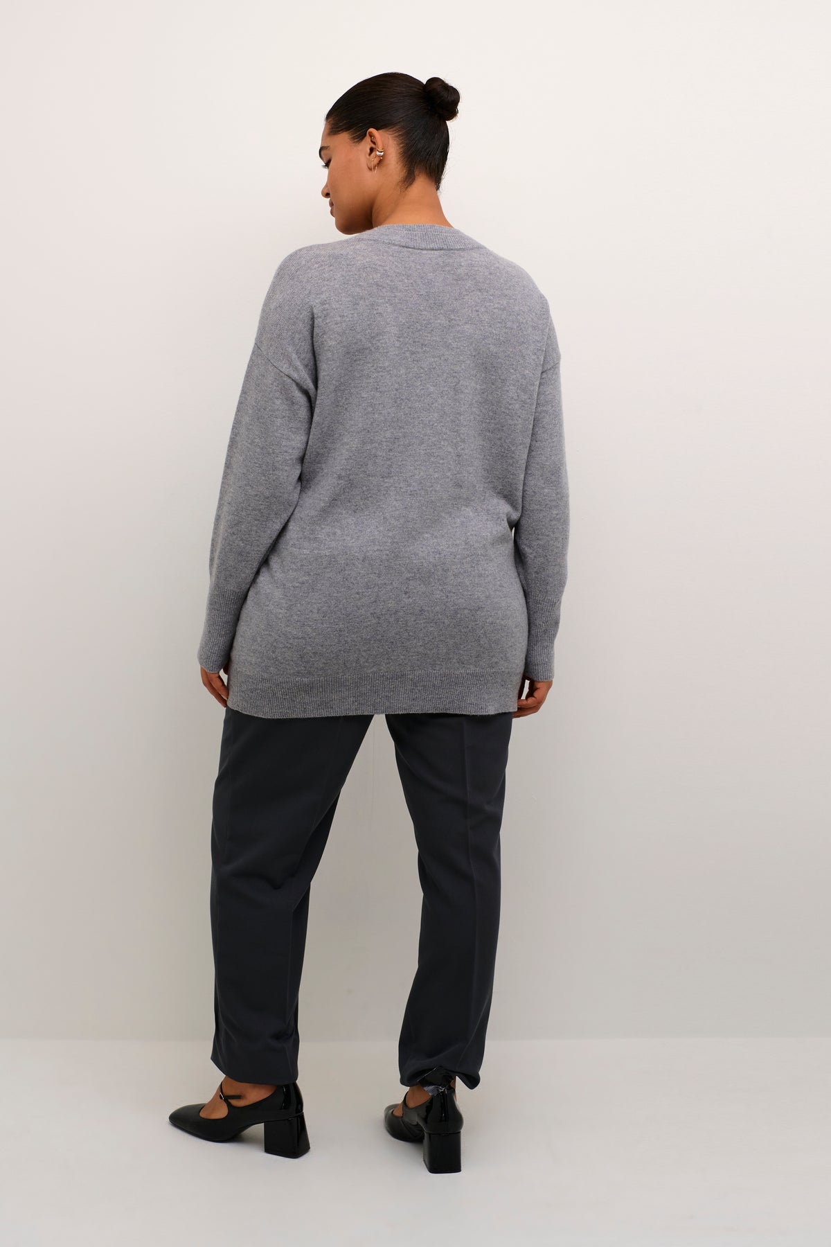 Kaffe Curve Luno Jumper in Grey