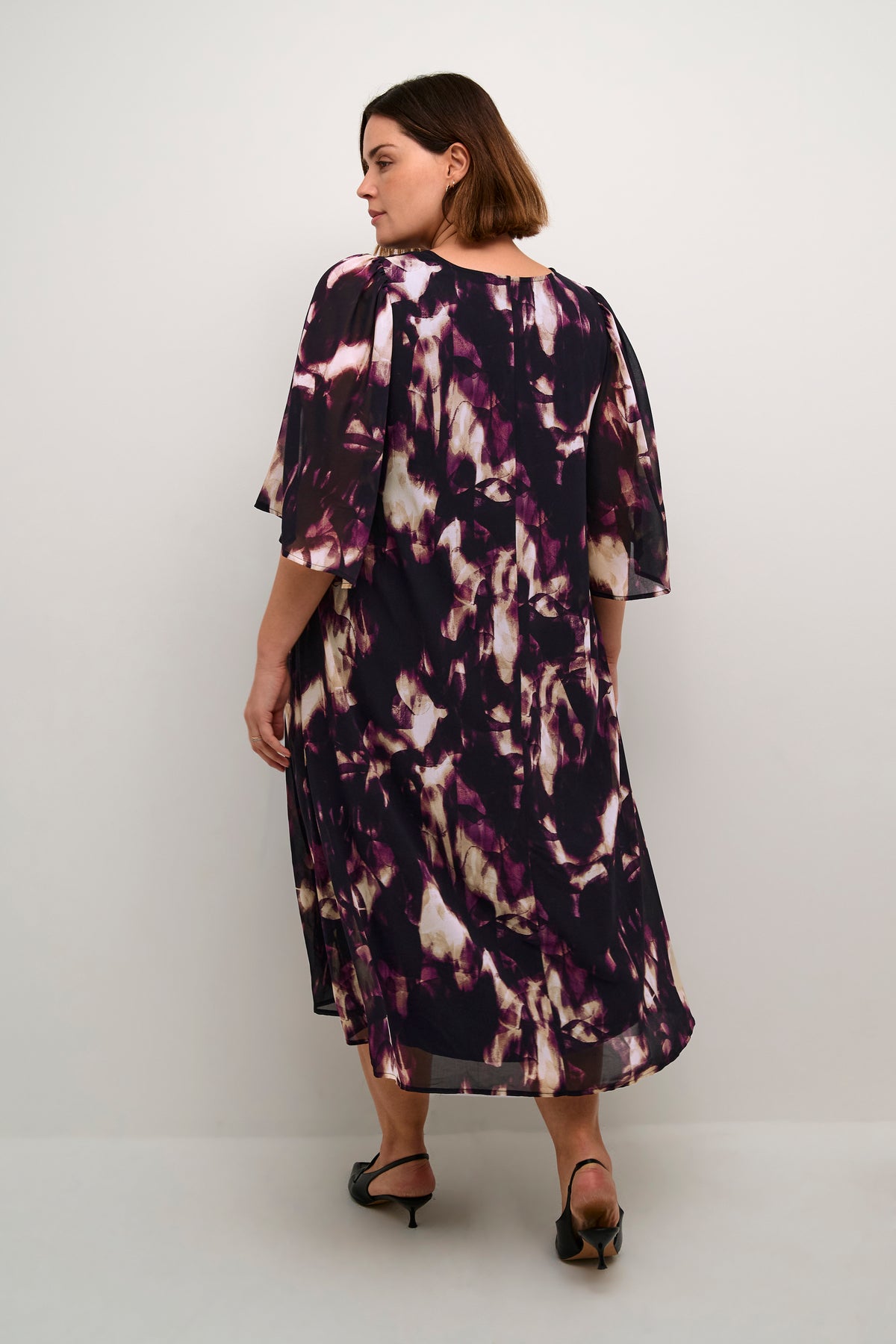 Kaffe Curve Nour Dress in Purple