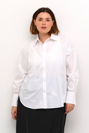 Kaffe Curve Elna White Shirt