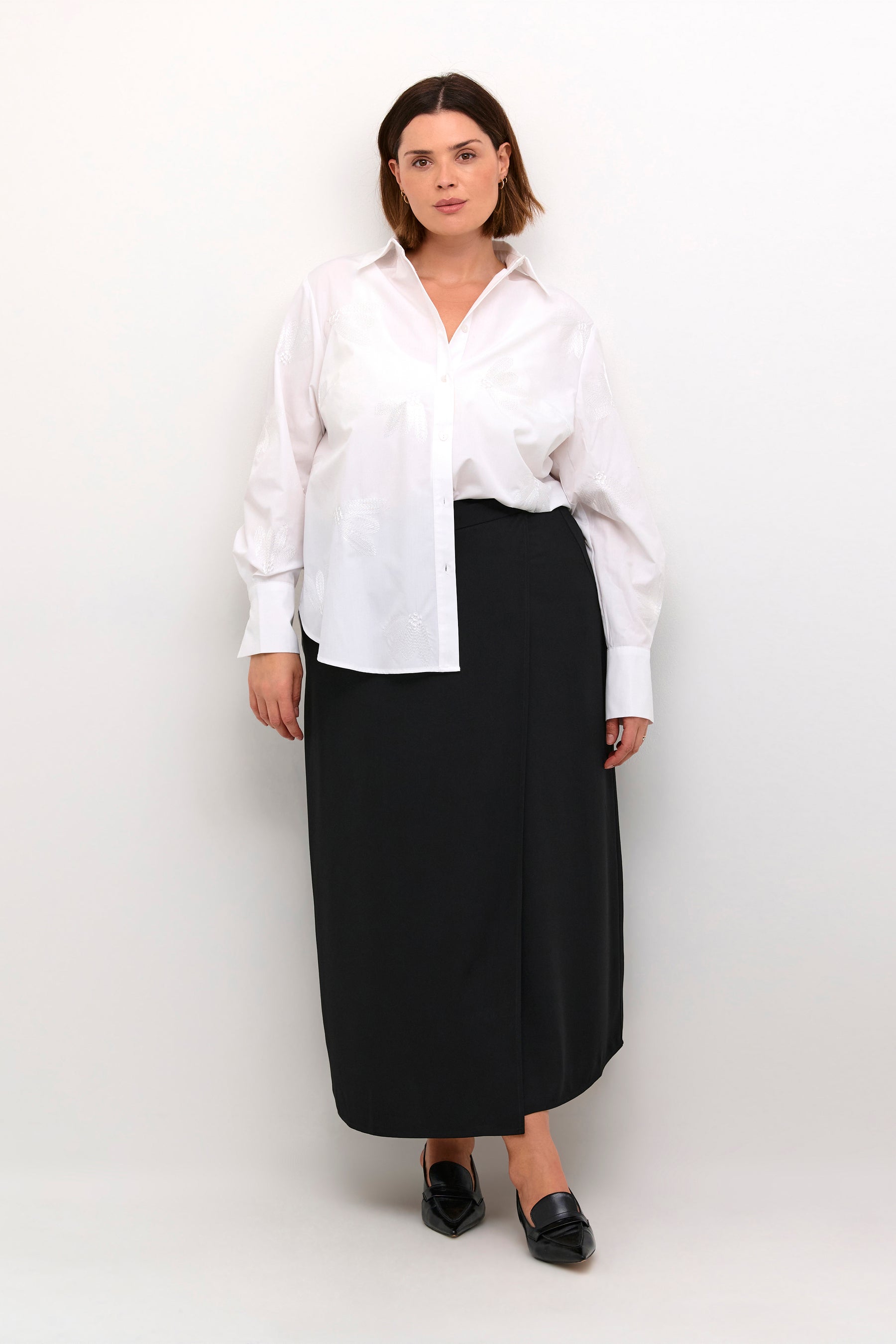 Kaffe Curve Elna White Shirt