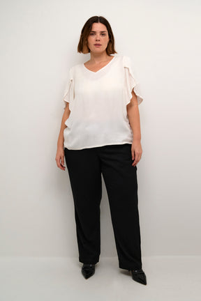 Kaffe Curve Mirana Blouse in White