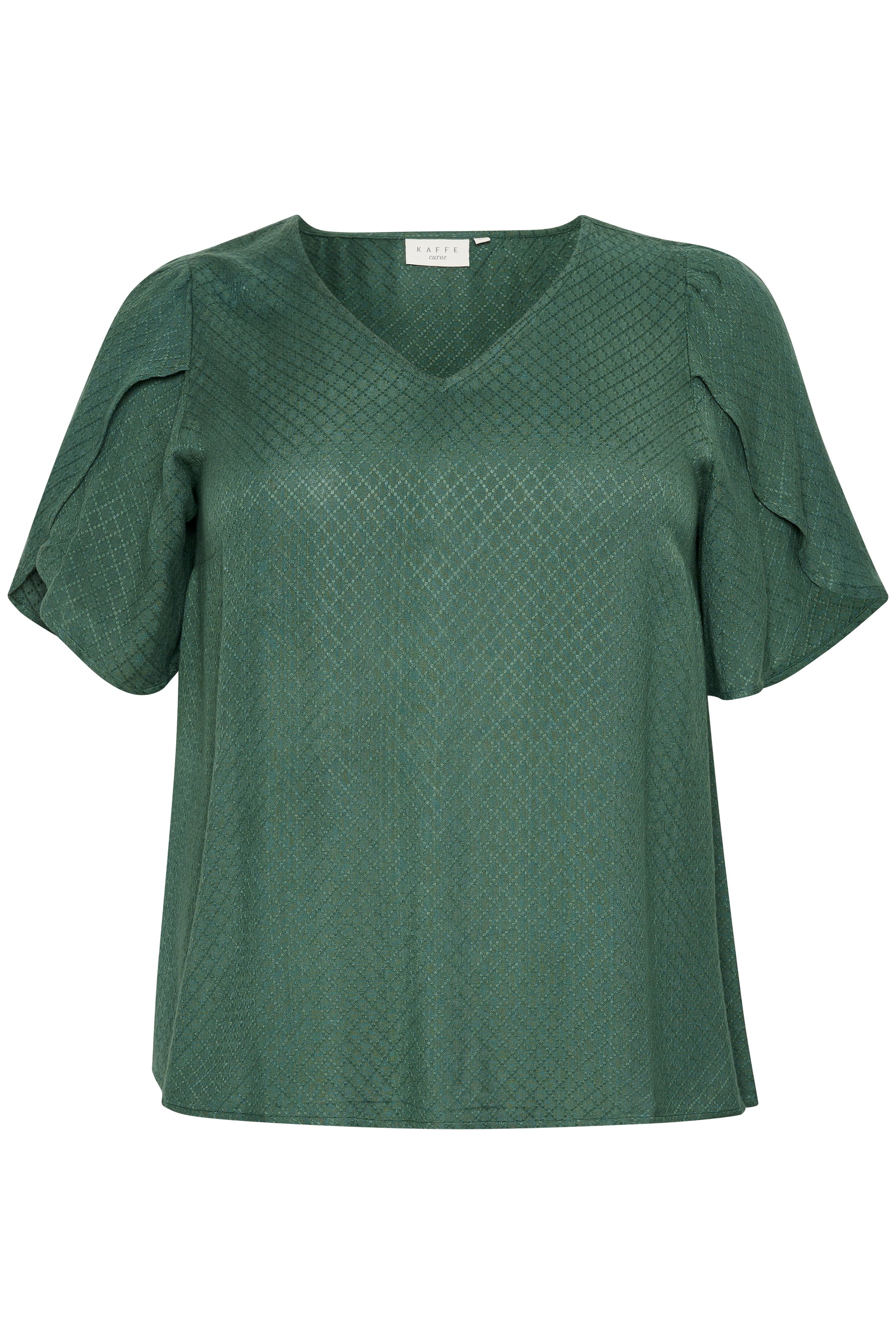 Kaffe Curve Mirana Blouse in Green