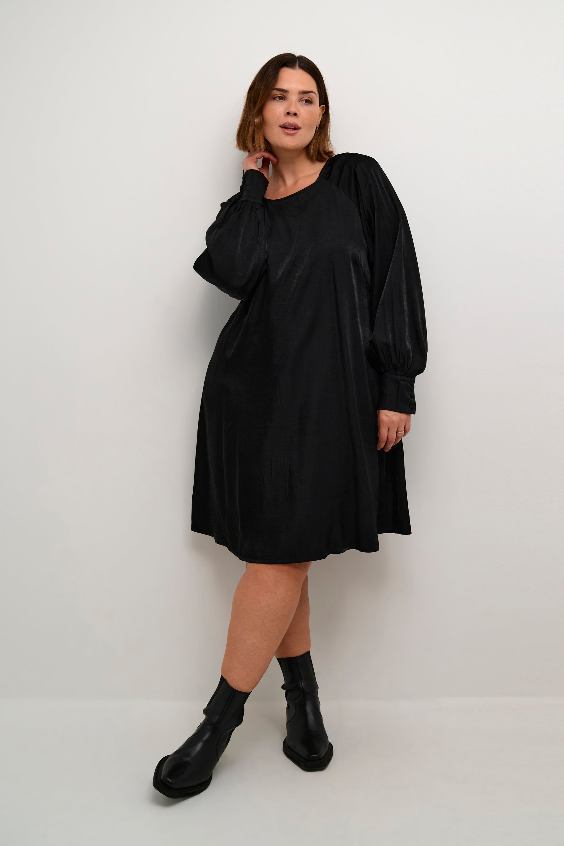 Kaffe Curve Hayli Dress in Black