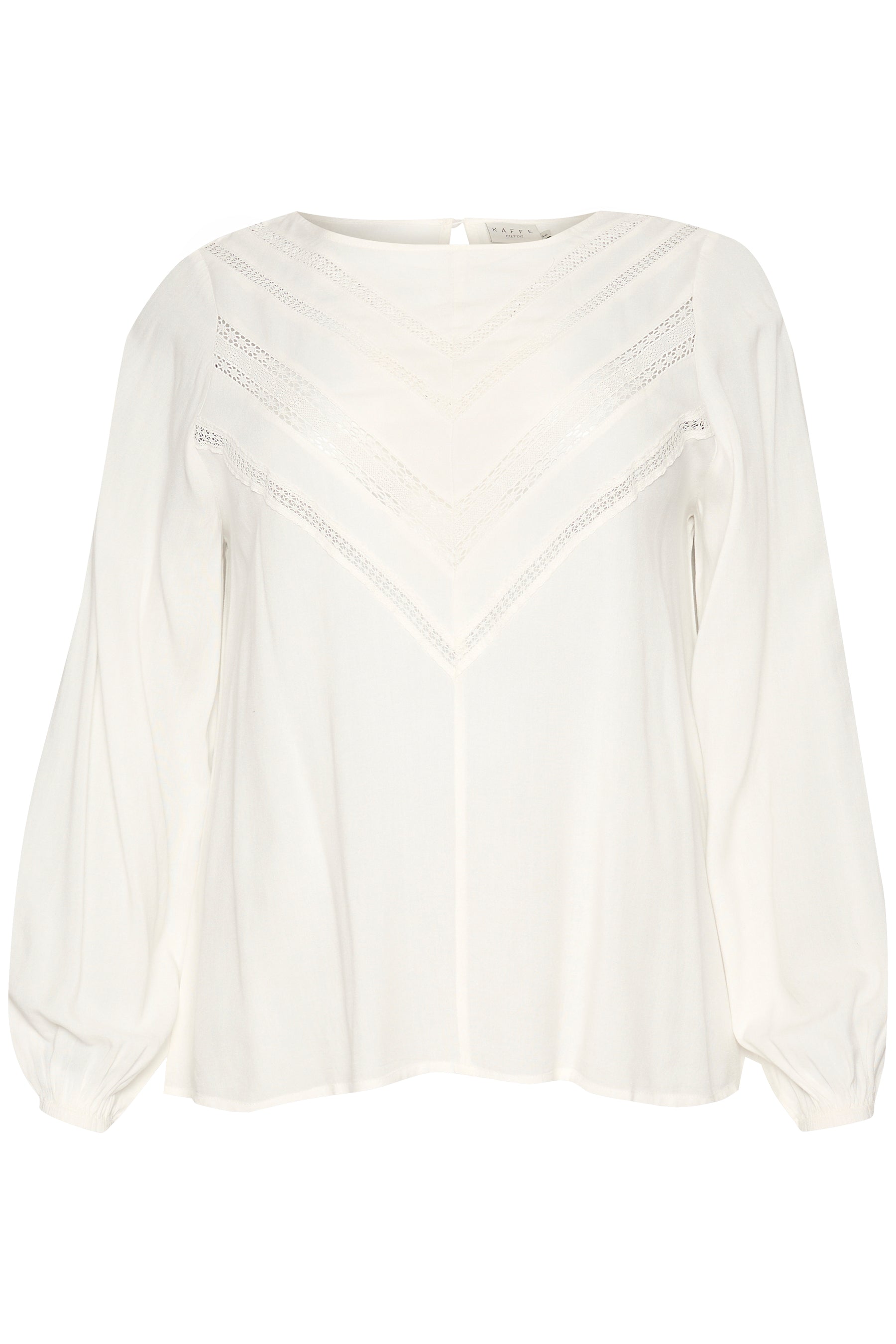 Kaffe Curve Elina Blouse in White