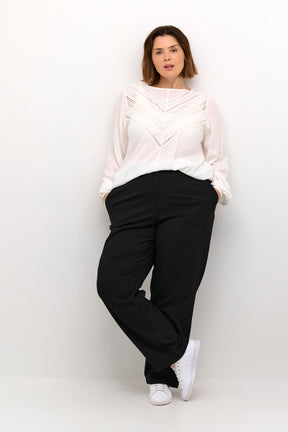 Kaffe Curve Elina Blouse in White