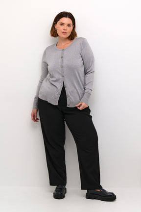 Kaffe Curve Regitta Cardigan in Silver