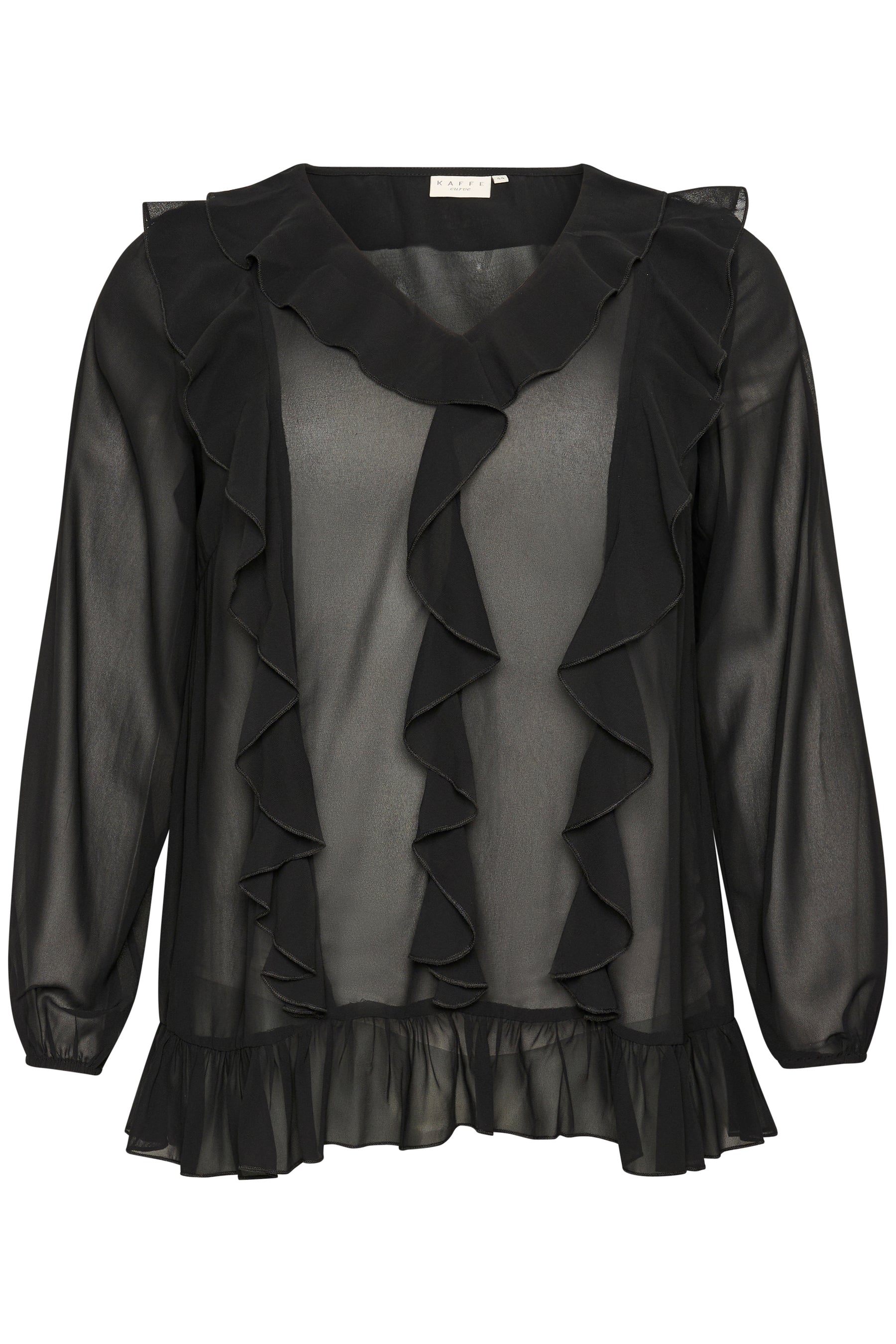 Kaffe Curve Ninni Blouse in Black