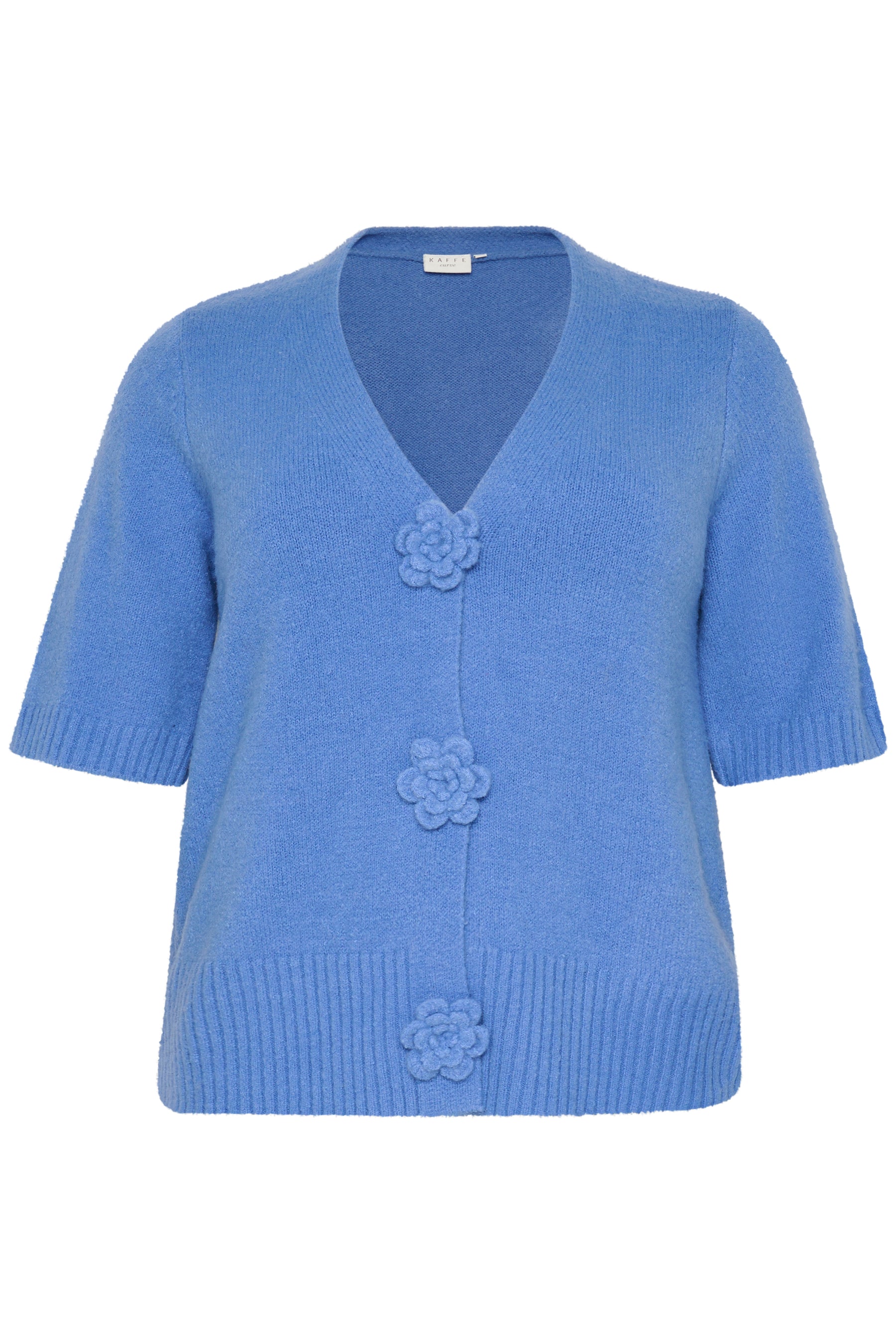 Kaffe Curve Rosa Cardigan in Blue