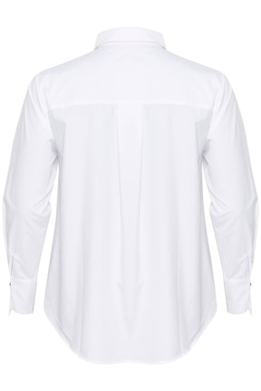 Kaffe Curve Elna White Shirt with Pocket