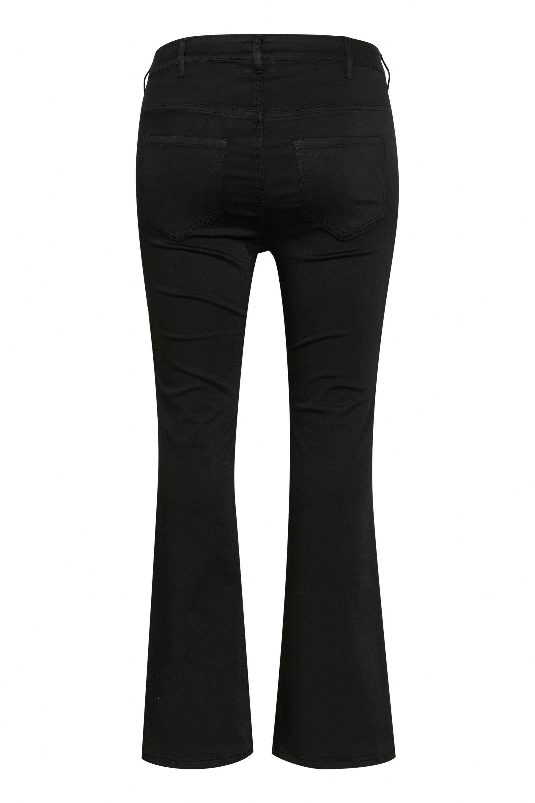 Kaffe Curve Dina Bootcut Jeans in Black