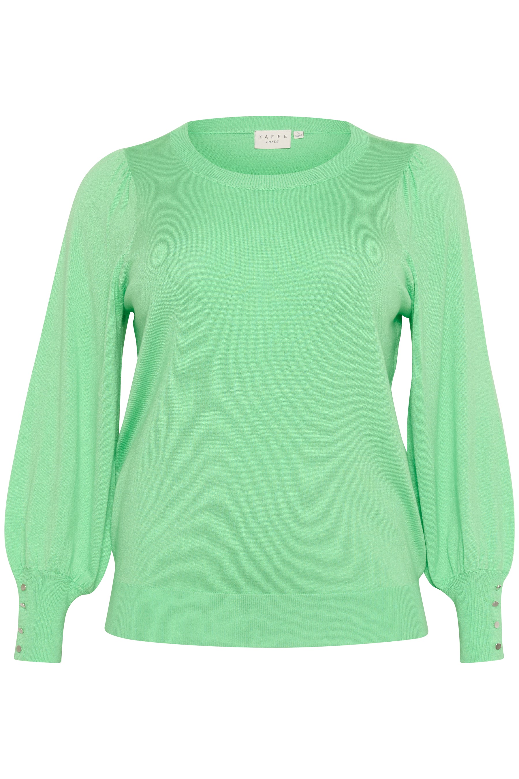 Kaffe Curve Lizzy Knit Jumper in Green