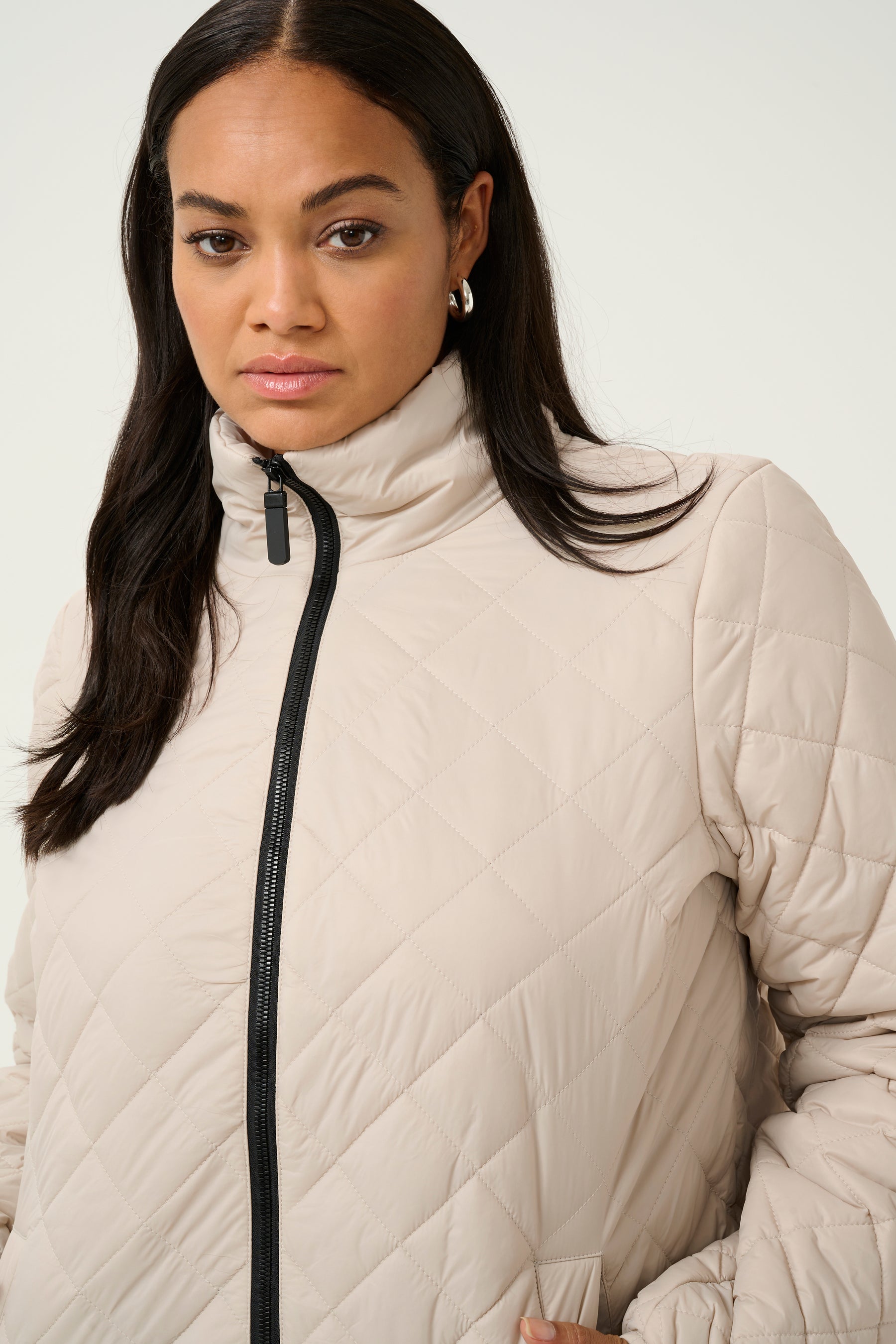 Kaffe Curve Moreen Jacket in Beige