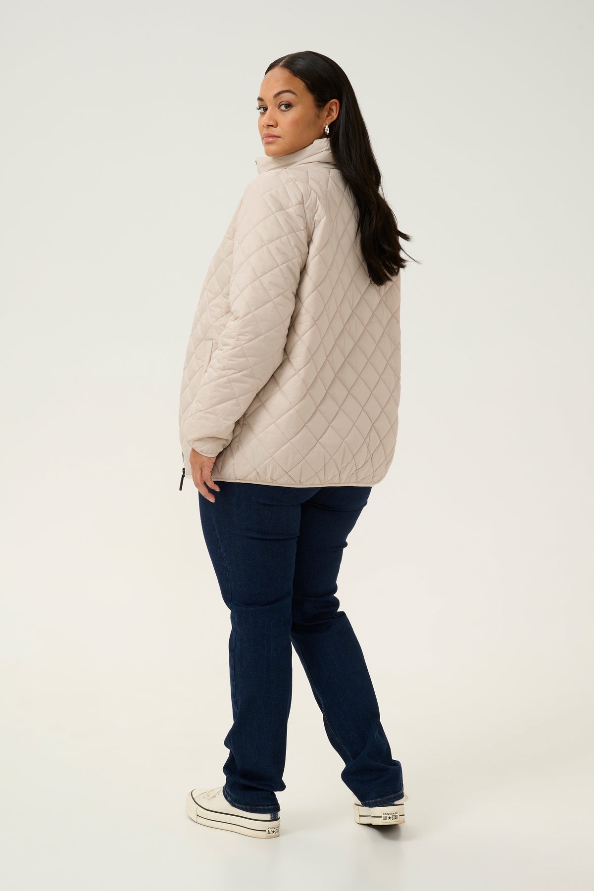 Kaffe Curve Moreen Jacket in Beige