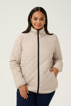 Kaffe Curve Moreen Jacket in Beige